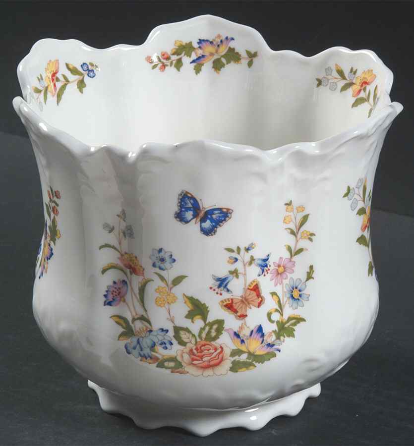 Cottage Garden 5" Cachepot by John  Aynsley & Sons-1
