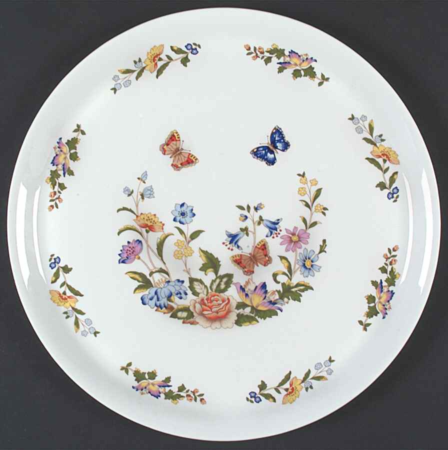 Cottage Garden Cake Plate by John  Aynsley & Sons-1