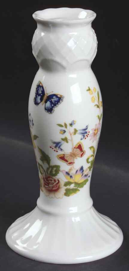 Cottage Garden 6" Sovereign Candlestick by John  Aynsley & Sons-1