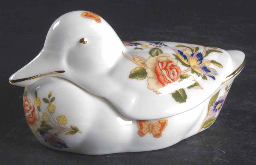 Cottage Garden Large Duck Box W/Lid by John  Aynsley & Sons-1