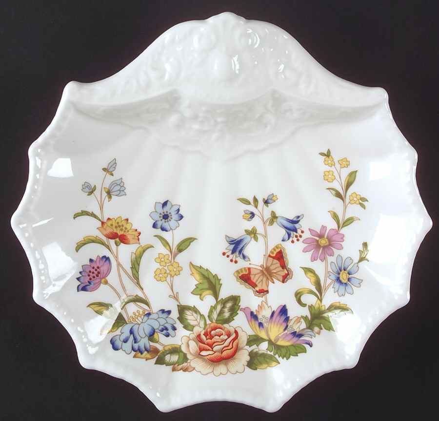 Cottage Garden 7" Fan Tray by John  Aynsley & Sons-1