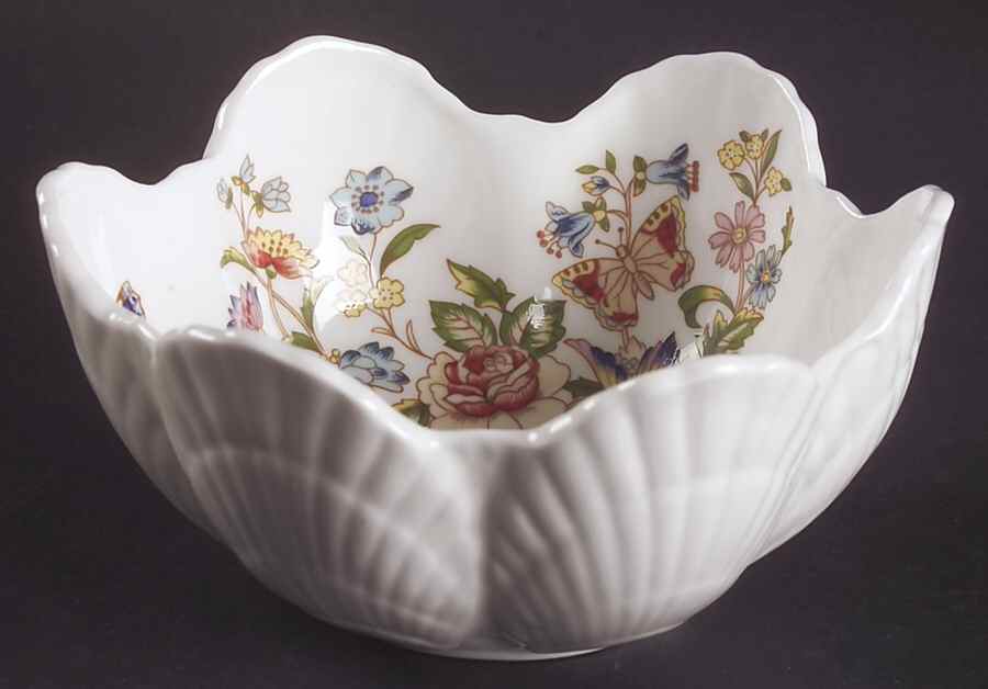 Cottage Garden Small Shell Shape Sweet Dish by John  Aynsley & Sons-1