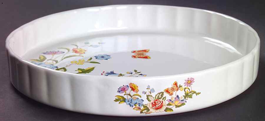 Cottage Garden 9" Quiche Oven To Table by John  Aynsley & Sons-1