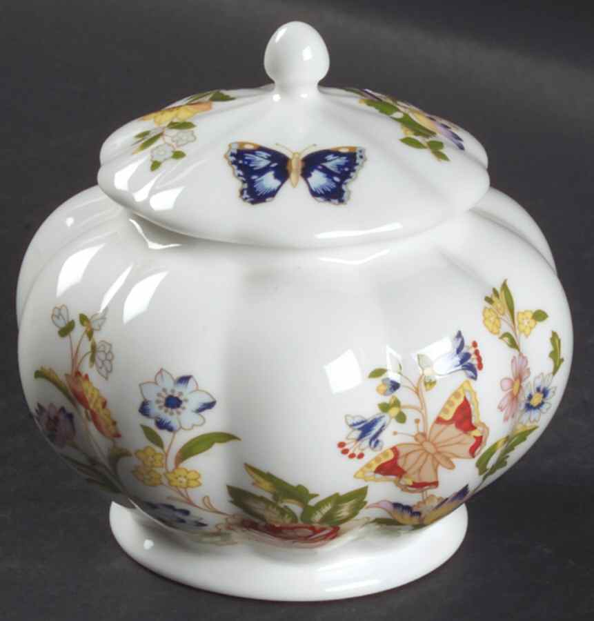 Cottage Garden 3" Round Box & Lid by John  Aynsley & Sons-1