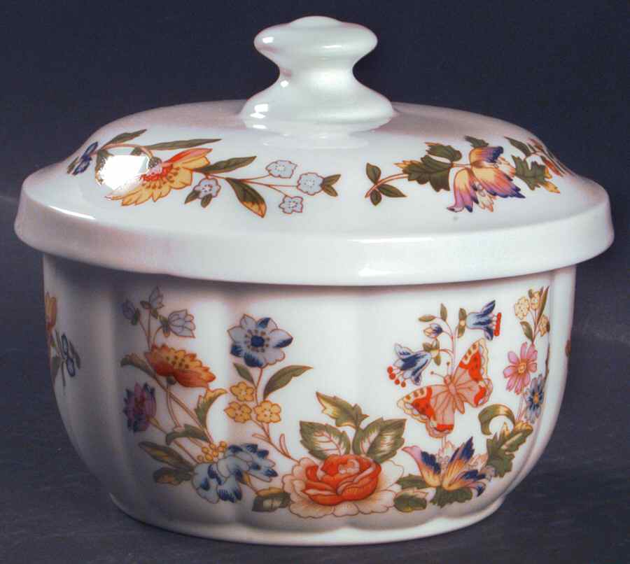 Cottage Garden 4" Round Box & Lid by John  Aynsley & Sons-1