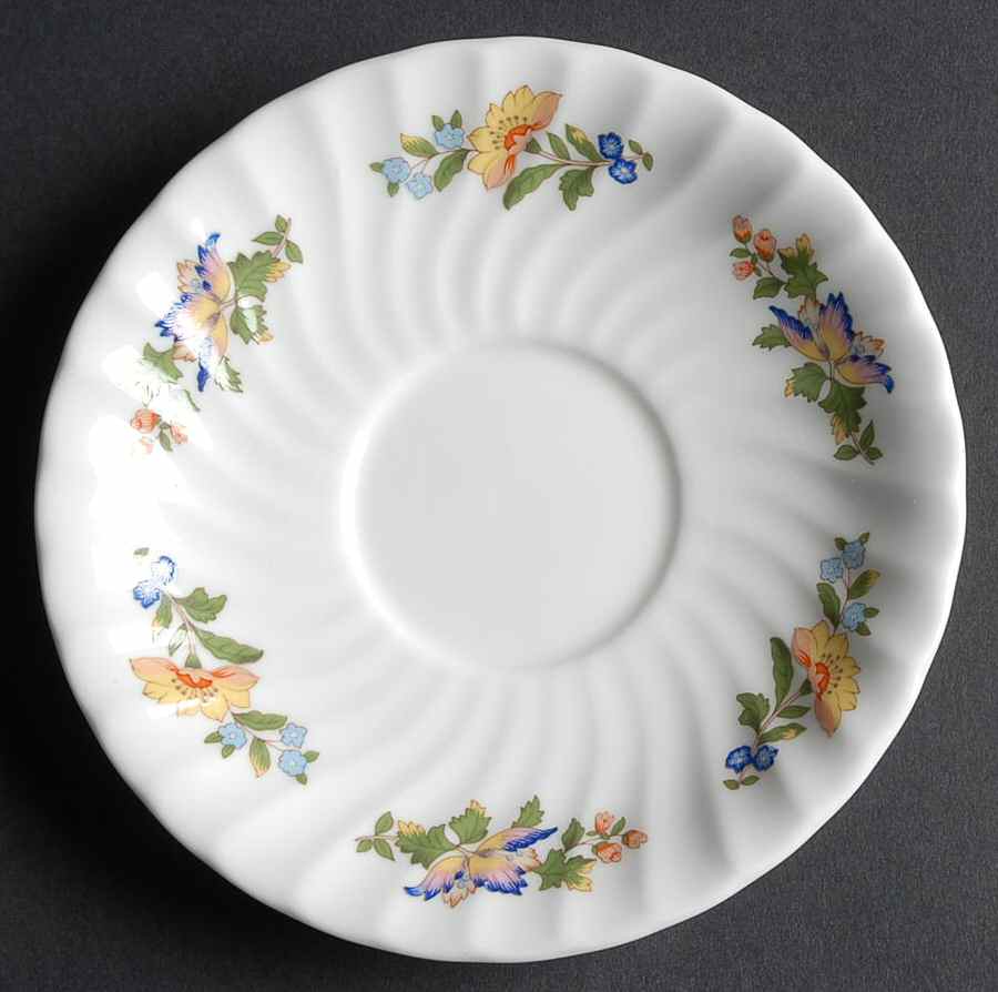 Cottage Garden Saucer for Footed Cup by John  Aynsley & Sons-1