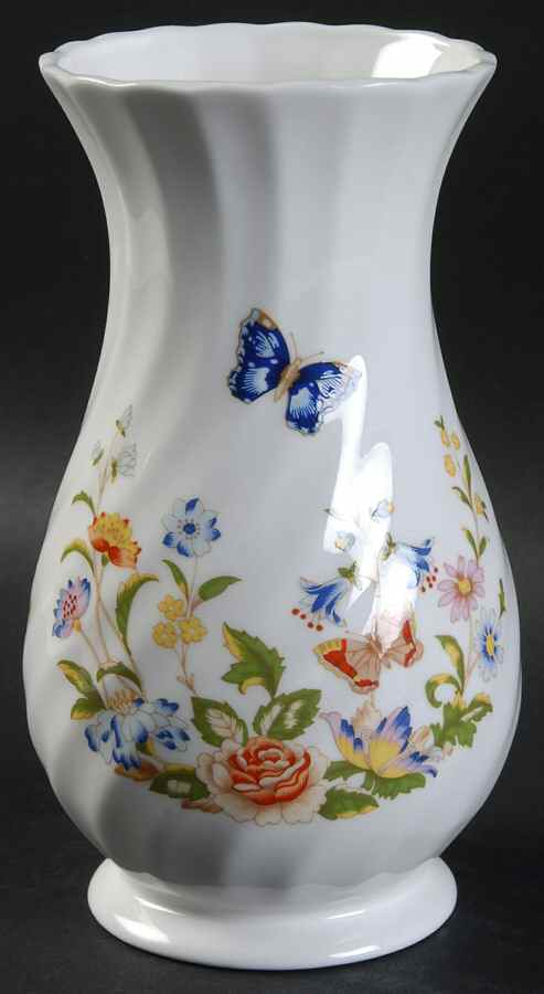 Cottage Garden 6" Spiral Vase by John  Aynsley & Sons-1