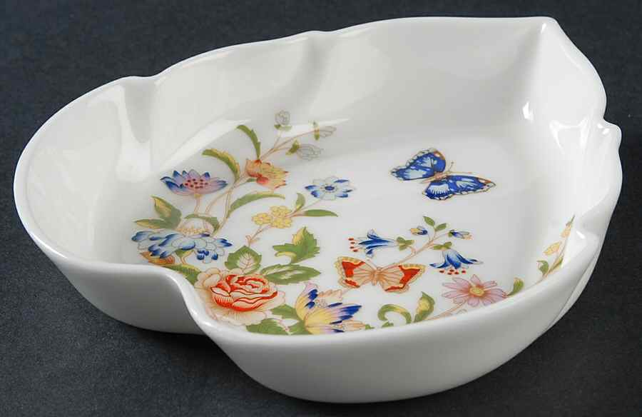 Cottage Garden 5" Leaf Dish by John  Aynsley & Sons-1