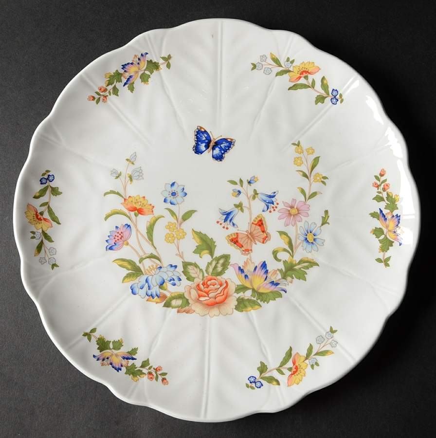Cottage Garden Cake Plate by John  Aynsley & Sons-1