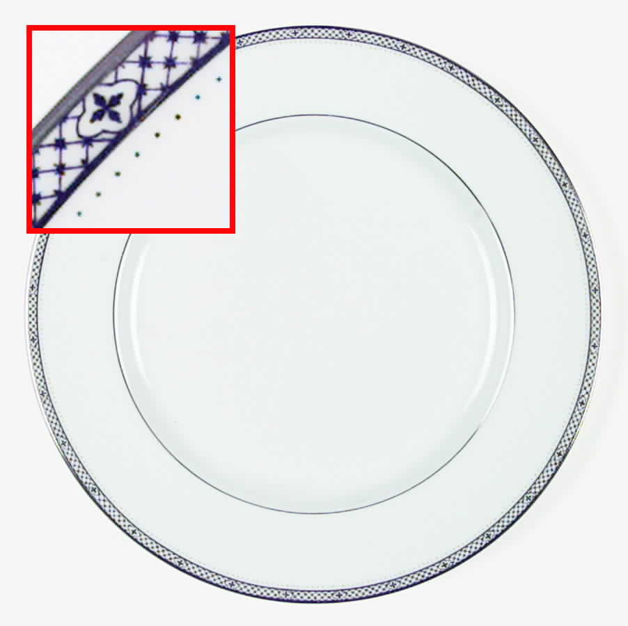 Coronet Platinum Dinner Plate by John  Aynsley & Sons-1