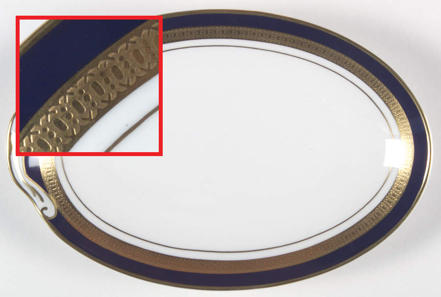 Cobalt Royale Pickle Dish by John  Aynsley & Sons-1