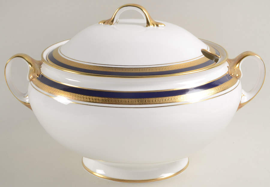 Cobalt Royale Tureen & Lid by John  Aynsley & Sons-1