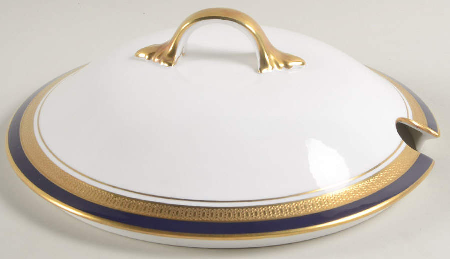 Cobalt Royale Lid for Tureen by John  Aynsley & Sons-1