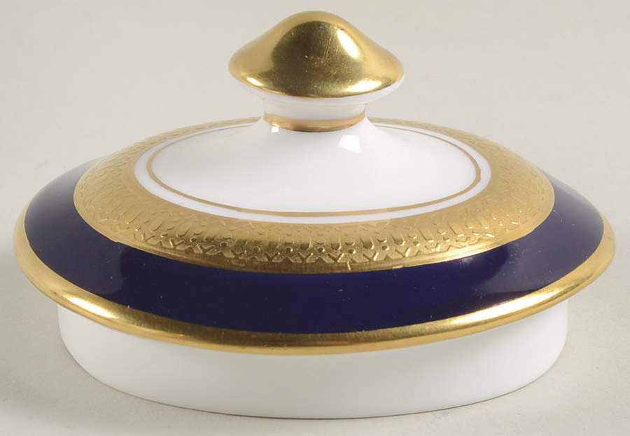 Cobalt Royale Lid for Sugar Bowl by John  Aynsley & Sons-1