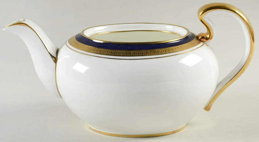 Cobalt Royale Teapot No Lid by John  Aynsley & Sons-1