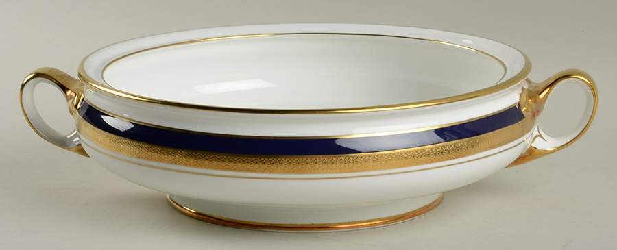 Cobalt Royale Round Vegetable No Lid by John  Aynsley & Sons-1