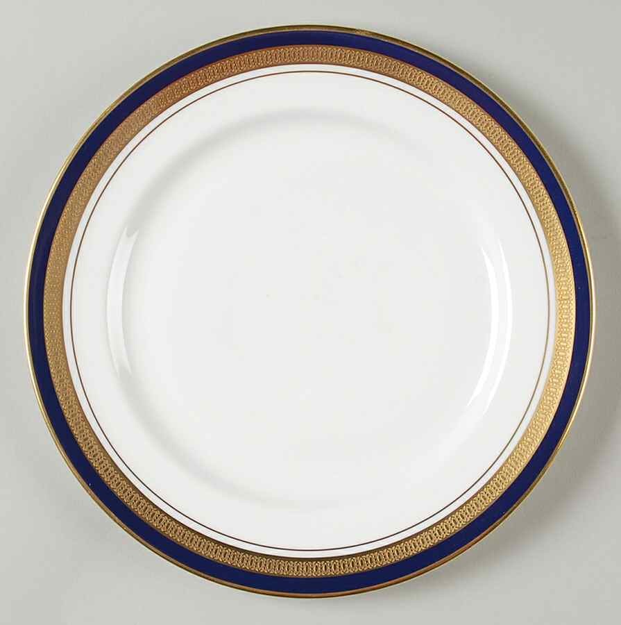Cobalt Royale Luncheon Plate by John  Aynsley & Sons-1