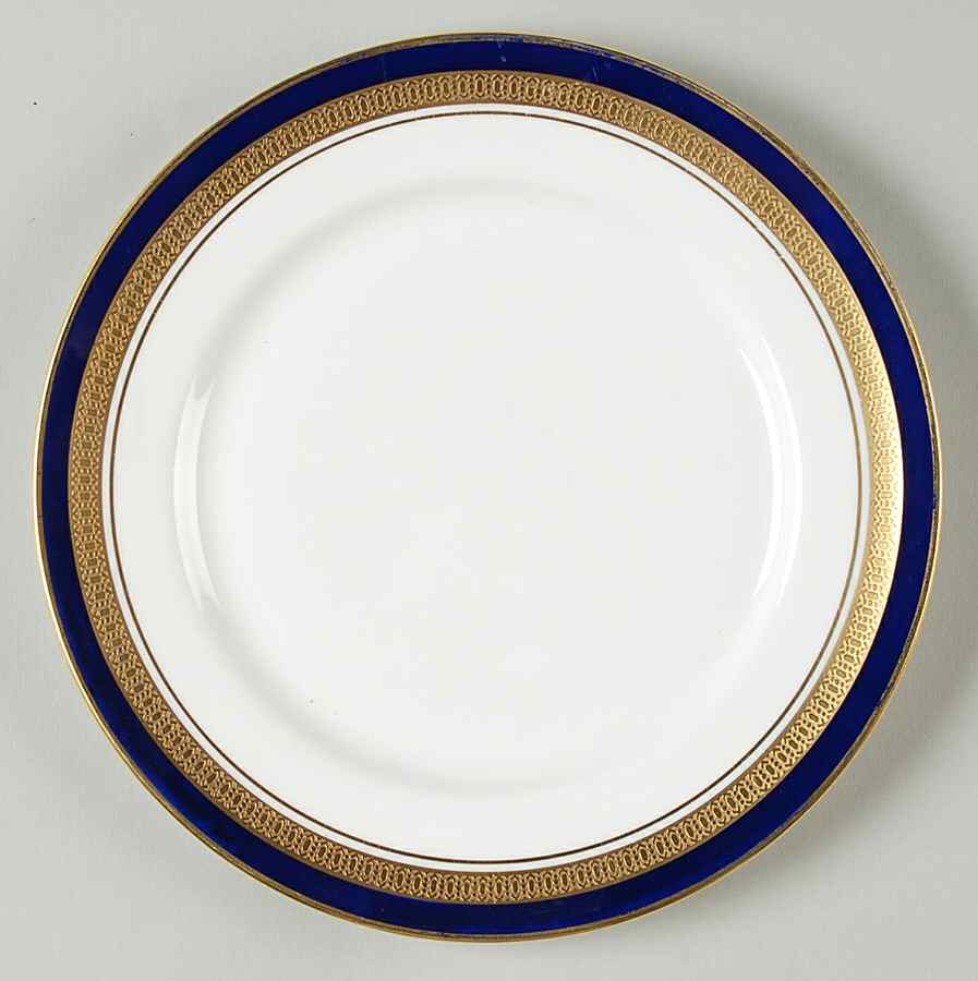 Cobalt Royale Salad Plate by John  Aynsley & Sons-1