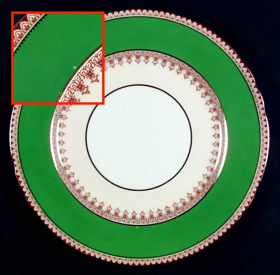 Cumberland Green Dinner Plate by John  Aynsley & Sons-1