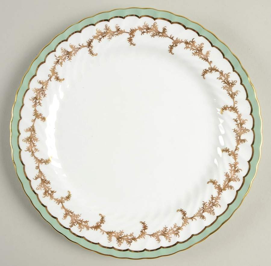 Devon Green Salad Plate by John  Aynsley & Sons-1