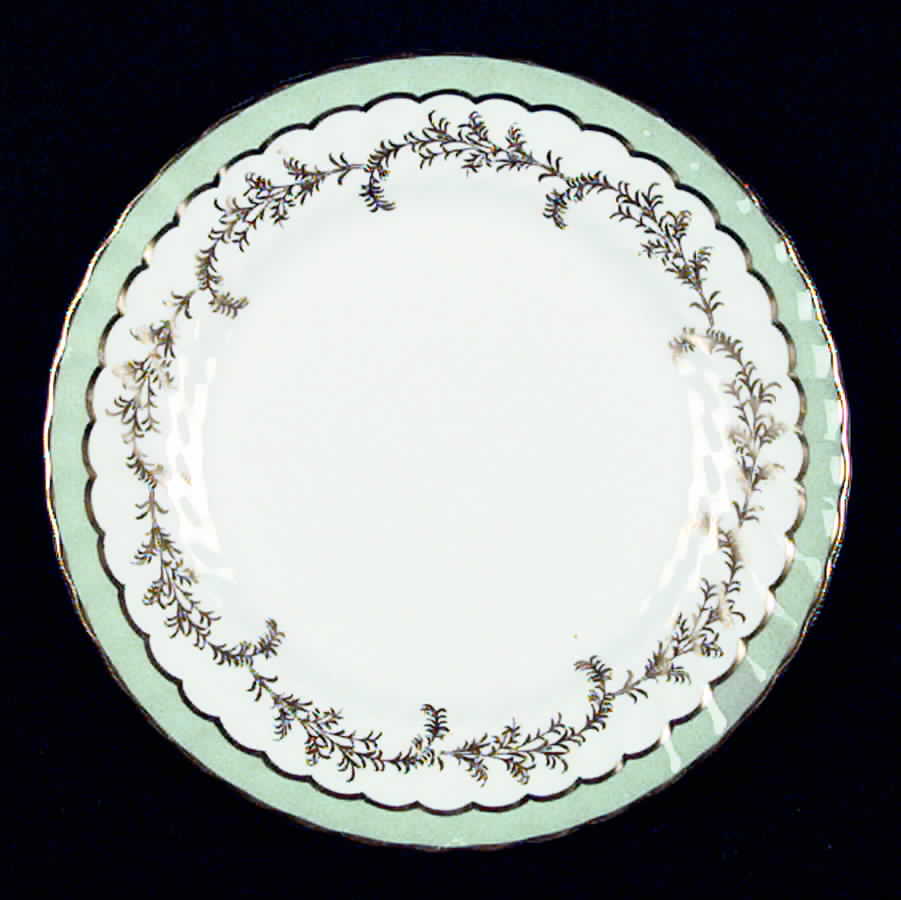 Devon Green Bread & Butter Plate by John  Aynsley & Sons-1
