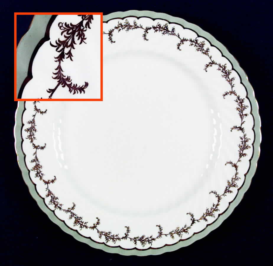 Devon Green Dinner Plate by John  Aynsley & Sons-1