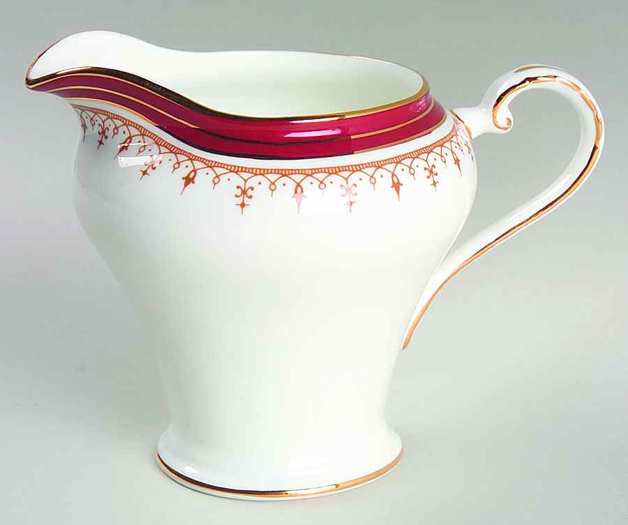 Durham Maroon (Smooth) Creamer by John  Aynsley & Sons-1