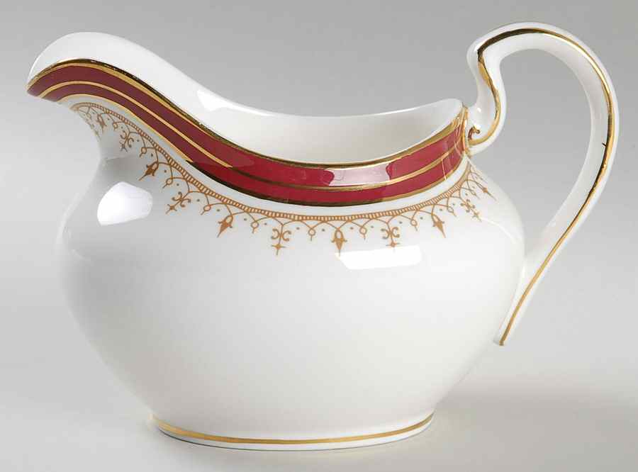 Durham Maroon (Smooth) Creamer by John  Aynsley & Sons-1