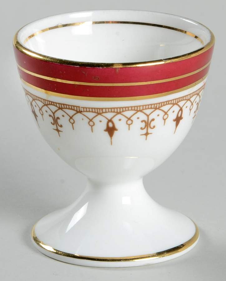 Durham Maroon (Smooth) Single Egg Cup by John  Aynsley & Sons-1