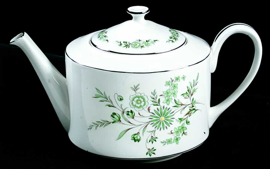 Emerald Isle Teapot & Lid by John  Aynsley & Sons-1