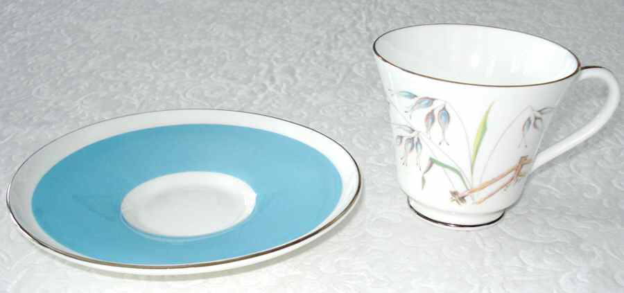 Flying Wild Footed Cup & Saucer Set by John  Aynsley & Sons-1
