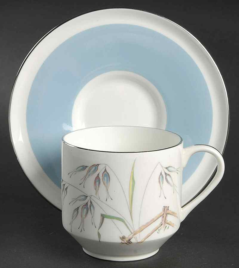 Flying Wild Flat Cup & Saucer Set by John  Aynsley & Sons-1