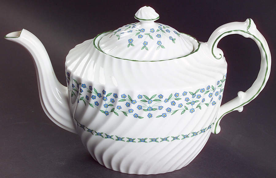 Forget Me Not Teapot & Lid by John  Aynsley & Sons-1