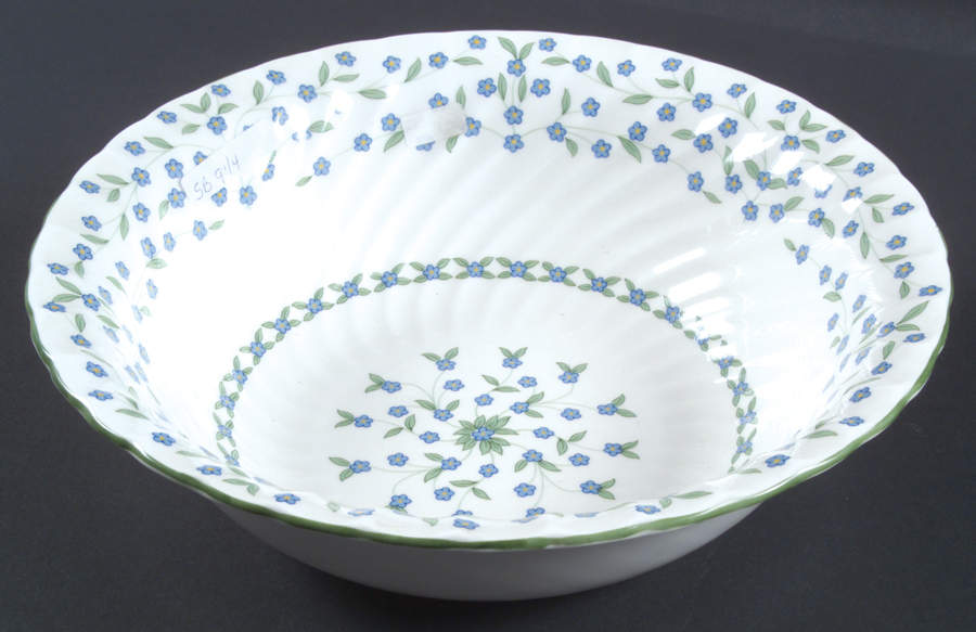 Forget Me Not 9" Salad Serving Bowl by John  Aynsley & Sons-1