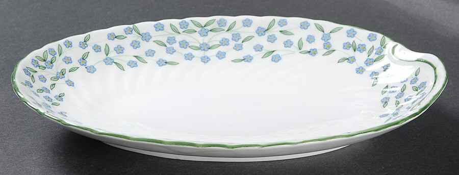 Forget Me Not Pickle Dish by John  Aynsley & Sons-1