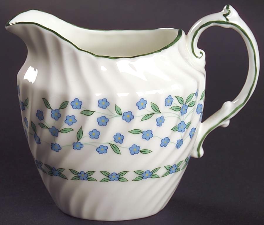 Forget Me Not Creamer by John  Aynsley & Sons-1