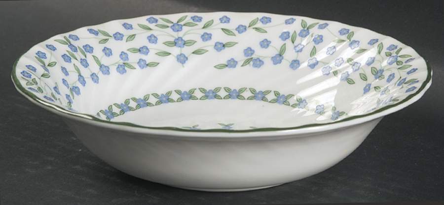 Forget Me Not Coupe Cereal Bowl by John  Aynsley & Sons-1