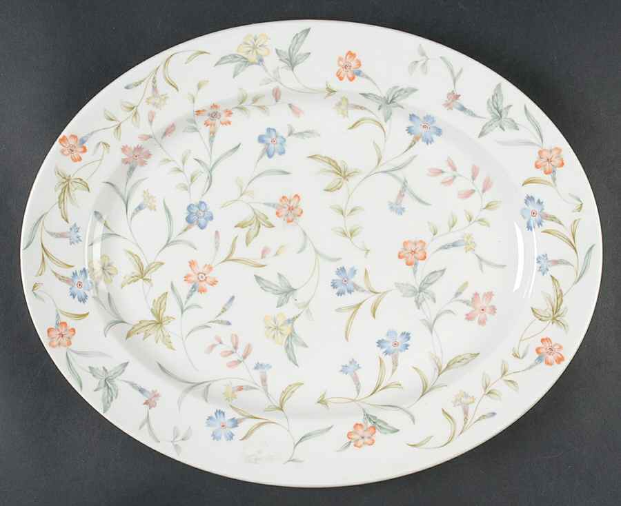 Forever 13" Oval Serving Platter by John  Aynsley & Sons-1