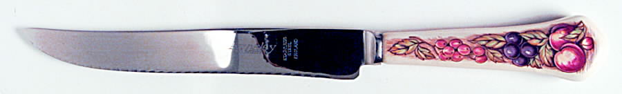 Fruit Pink Cake Knife/Server with Stainless Blade by John  Aynsley & Sons-1
