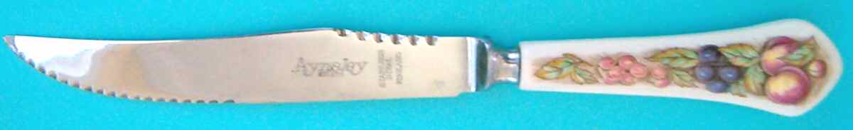 Fruit Pink Individual Steak Knife by John  Aynsley & Sons-1