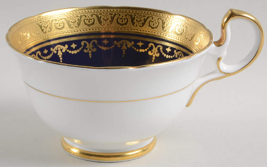 Georgian Cobalt Footed Cup by John  Aynsley & Sons-1