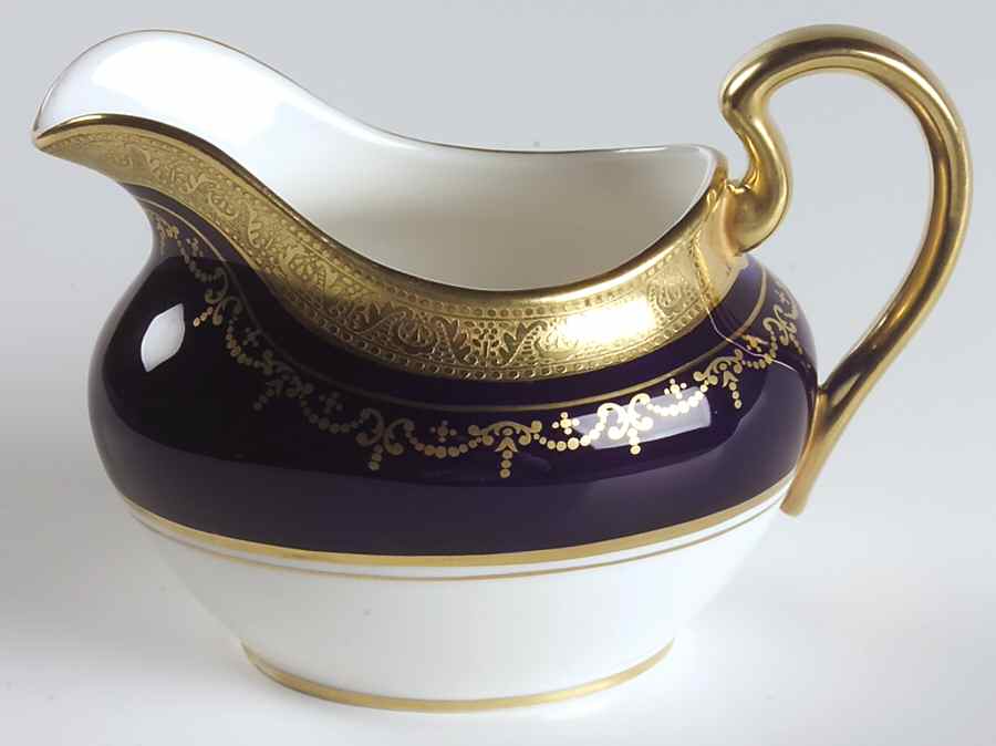 Georgian Cobalt Creamer by John  Aynsley & Sons-1