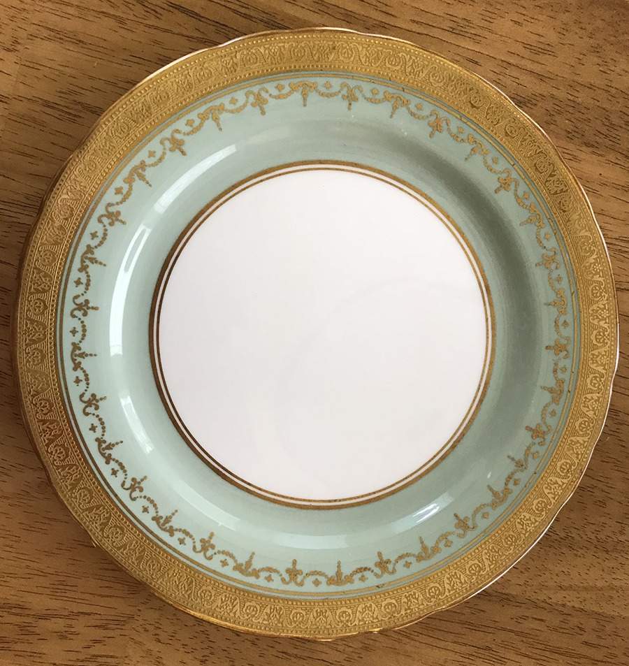Georgian Salad Plate by John  Aynsley & Sons-1