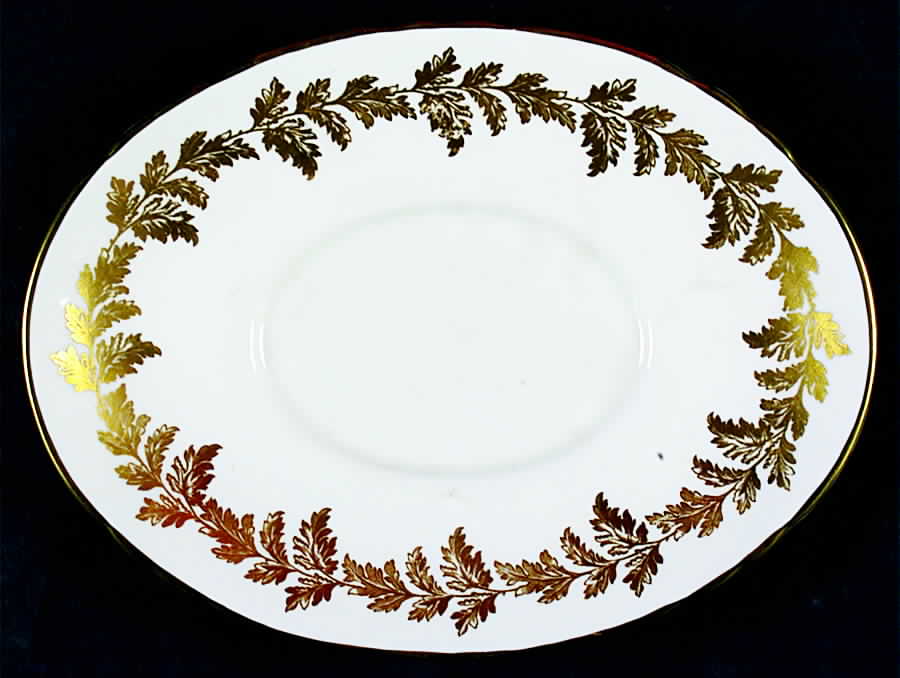 Golden Harvest Underplate for Gravy Boat by John  Aynsley & Sons-1