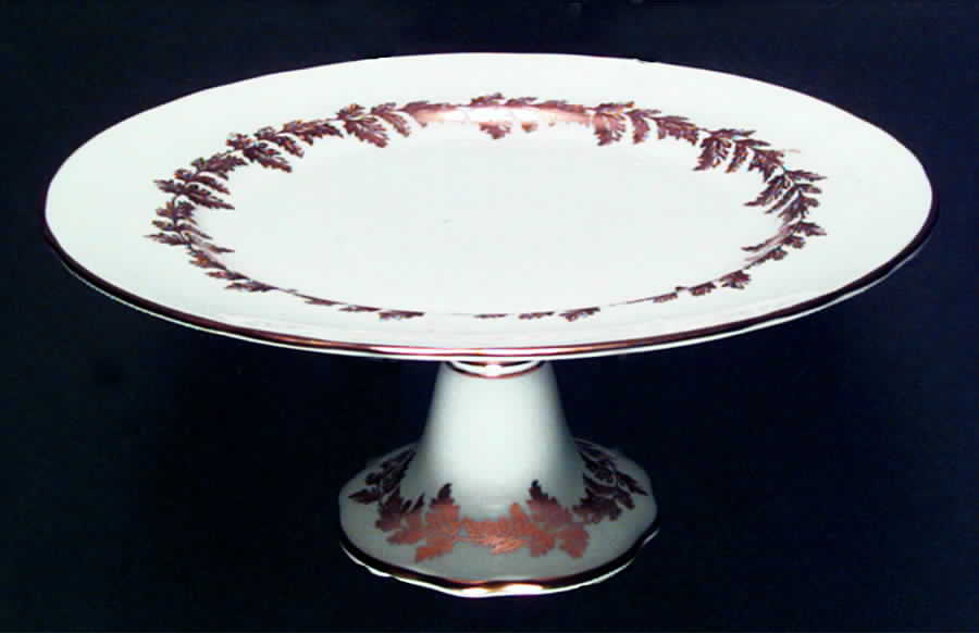 Golden Harvest 10" Diameter Pedestal Cake Stand by John  Aynsley & Sons-1