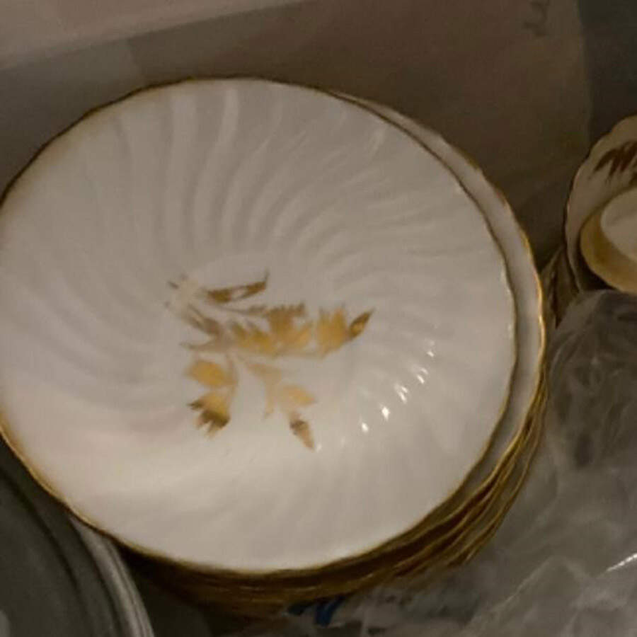 Golden Wheat Saucer by John  Aynsley & Sons-1