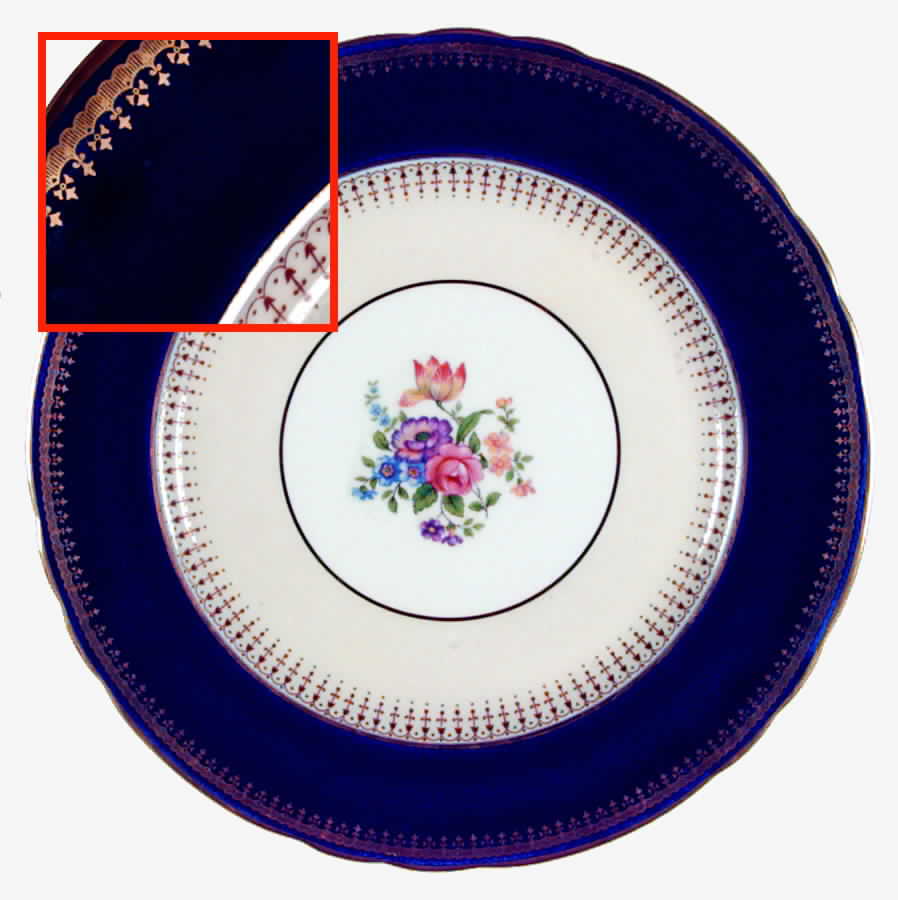 Hatfield Cobalt Blue Dinner Plate by John  Aynsley & Sons-1
