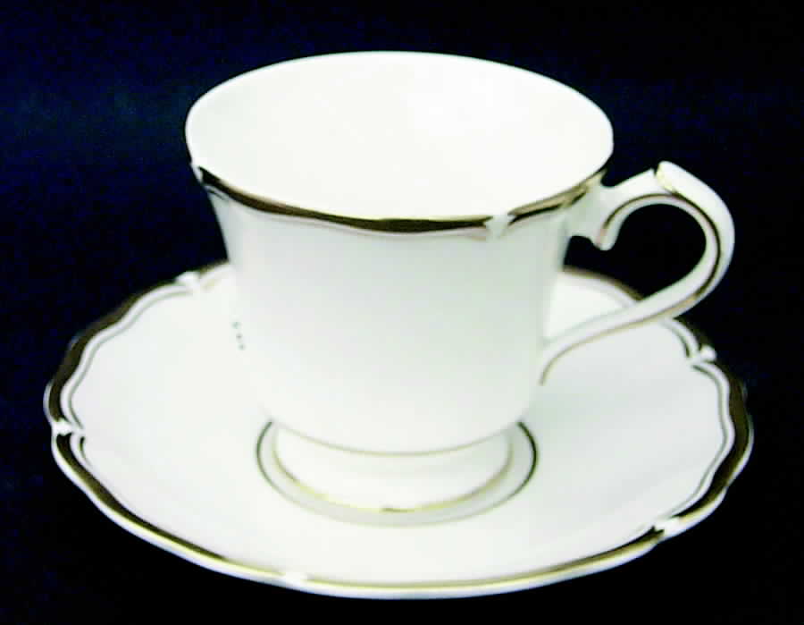 Heritage Footed Cup & Saucer Set by John  Aynsley & Sons-1