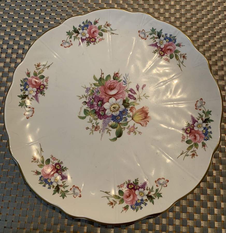Howard Sprays Cake Plate by John  Aynsley & Sons-1