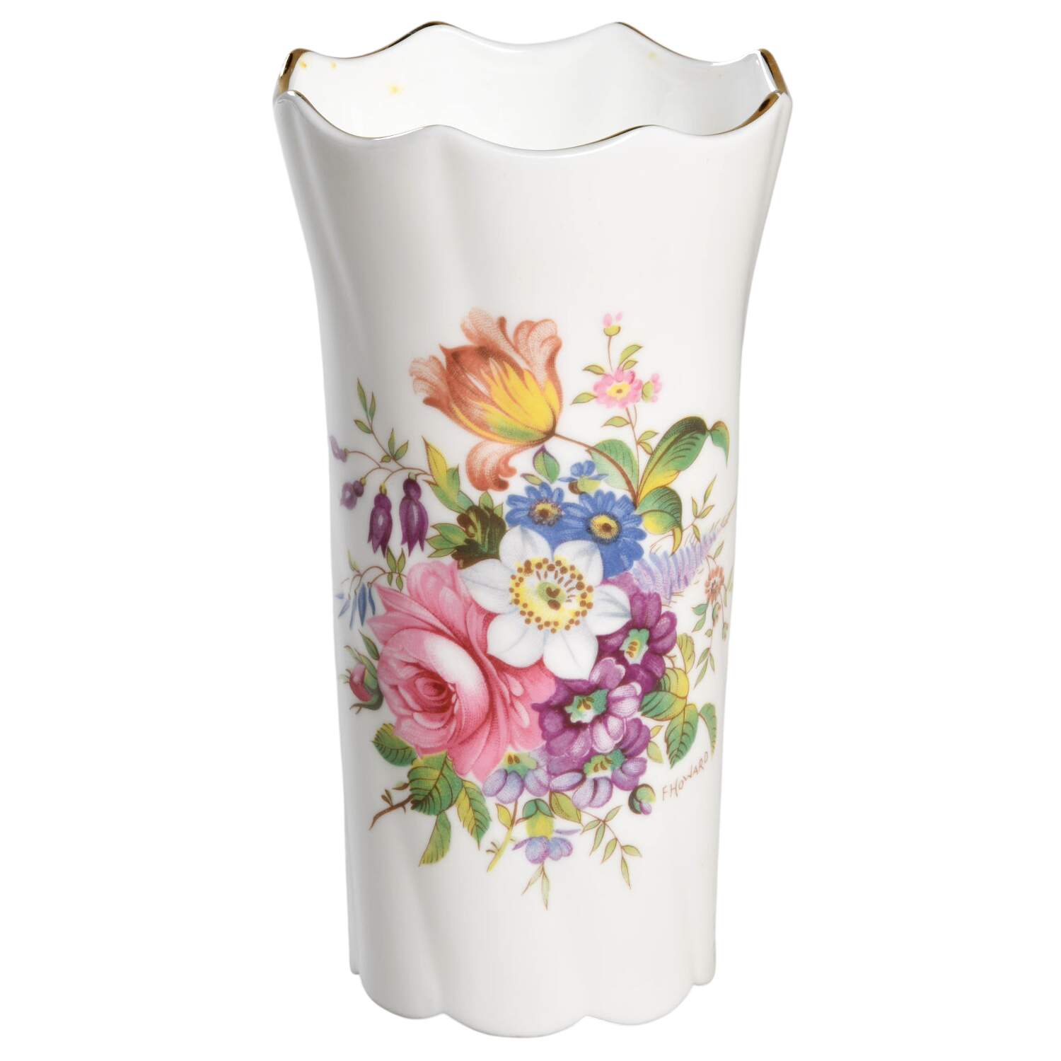 Howard Sprays 6" Vase by John  Aynsley & Sons-1